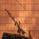 Crane at Sunset by Murray McEachern Scored 10