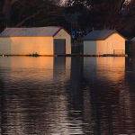 Boat Sheds At Dawn by Anne Wilson 1st Place Score 15