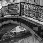 Bridge with Iron Railings by Frank Carroll