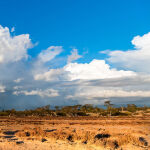 Lake Hardy Storm Clouds by Betty Bibby